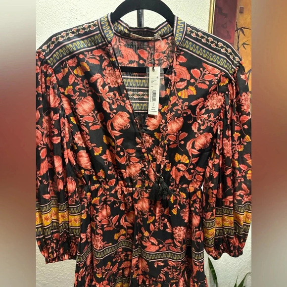 Alice + Olivia fall into you black multi mini dress size 0 - Picture 6 of 16